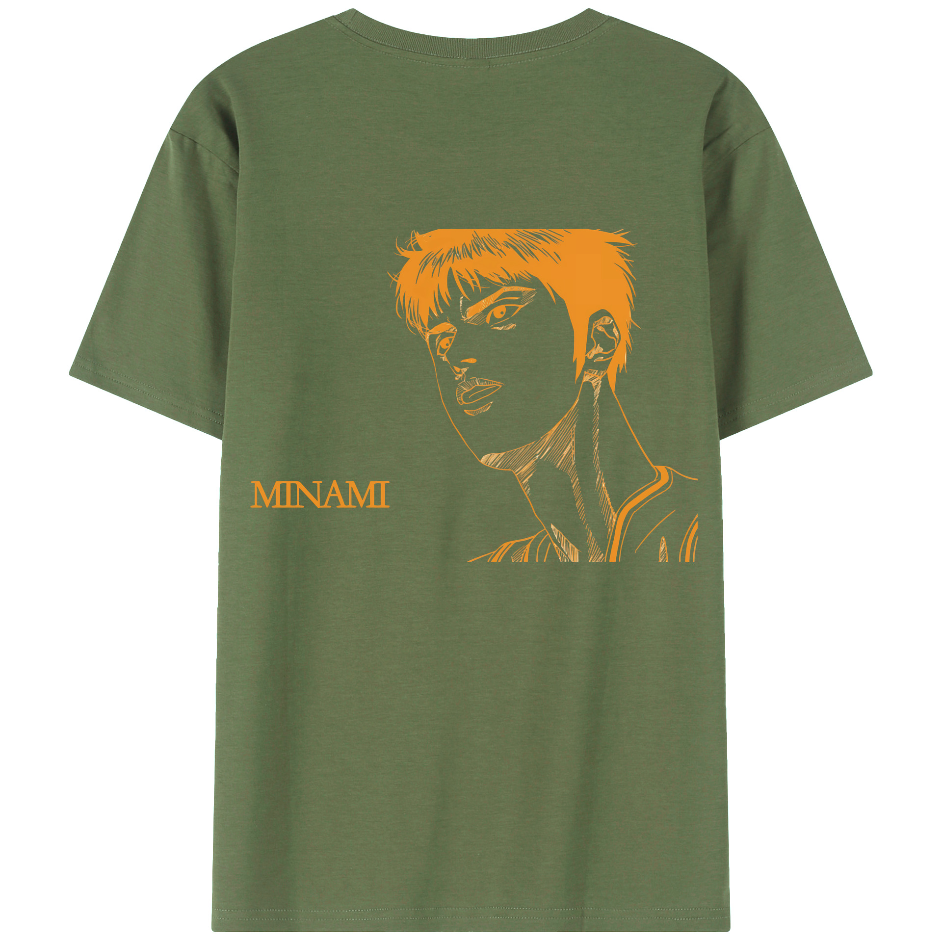 （画像用） SLAM DUNK／スラムダンク 綿100％ メンズ半袖Tシャツ（バックプリント） 通気性